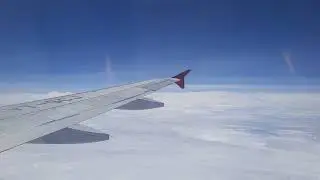 Ocean of clouds ☁️, 40000ft July 2023 #fly #hyderabad #indigo #travel #asmr #nature #trending #life