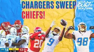 Chargers eliminate Chiefs: Tony Jefferson sets the tone, HUGE rookie games + playoff berth in sight!