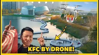 I Ordered KFC by Drone in a Chinese Park! 🛸 (Modern China 2026)