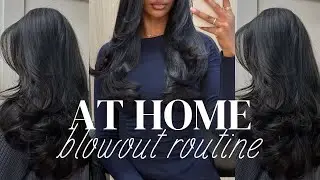 PERFECT SALON BLOWOUT AT HOME! Max Volume & Shine Tutorial (You Can Do This) 💇‍♀️
