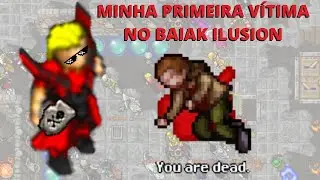 Minha Primeira Vitima no Baiak Ilusion Tibia Ot Server 8.6