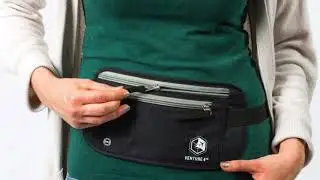 RFID Money Belt | STOP Pickpockets and Digital Scammers -TSA Approved | VENTURE 4TH