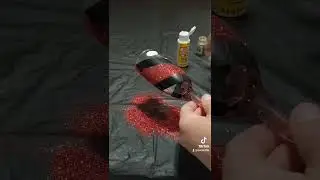TikTok Glitter 2, color glass art!!