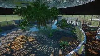 Planet Zoo: AquaTYcland: D&ocirc;me pour gavial /Gharial dome ( part 3 deco int&eacute;rieur )