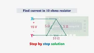 DC Circuit analysis part 13 #electricalengineeringxyz