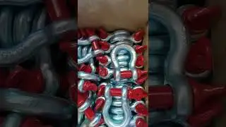 Omega Shackle Screw Pin Hot Dip Galvanized
