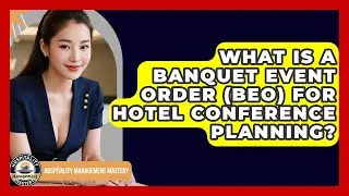 What Is A Banquet Event Order (BEO) For Hotel Conference Planning? - Hospitality Management Mastery