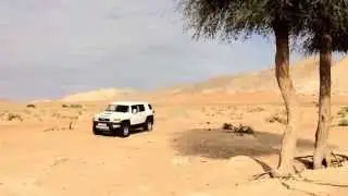 Beautiful views. Akmaral Batalova training with VVi Rally Team in a Desert.