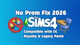 High School Pack : Prom Not On The Calendar Fix | The Sims 4 1.121 Version
