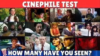 Cinephile Test: How Many of These Iconic Movies Have You Seen? 🎥
