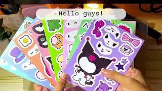 Making Cute Sanrio Faces&hellip; ASMR Sticker Therapy