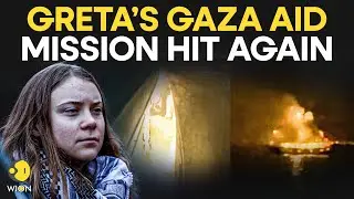 Israel-Gaza:Aid vessel to Gaza with Greta Thunberg onboard struck by suspected drone |WION Originals