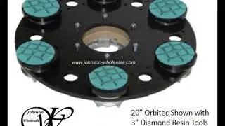 HAWK Orbitec Planetary Diamond Tool Driver for stone Concrete Polishing