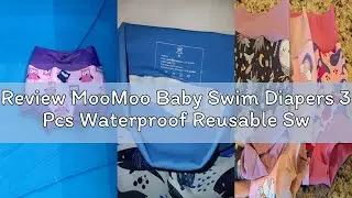 Review MooMoo Baby Swim Diapers 3 Pcs Waterproof Reusable Swimming Diapers for Baby Swim Lesson 2T-5