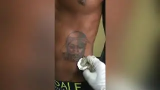 2pac Amaru Shakur Portrait Tattoo, Ak47 Tatouage #ghanatattoo #africatattoo #tattoostudioinghana