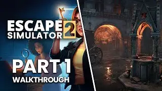 Escape Simulator 2 - Part 1 | Dracula's Castle Courtyard (No Commentary Walkthrough)