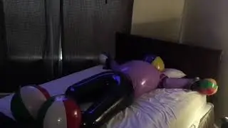 Inflatable pvc man