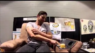 Bottoms up at Cincy beerfest 2013