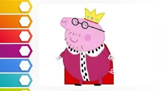 😍daddy🐖pig drawing l easy peppa pig🐷dad drawing for kids l easy drawing l drawing pig l kids drawing