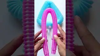 POP-TUBE Crunch Sound ASMR Relaxing Style #diy #satisfyingvideos #oddasmr #poptubesounds