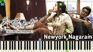 Newyork Nagaram | Sillunu Oru Kaadhal | A.R.Rahman | AJ music works