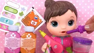 Poupon Baby Alive Malade Accessoires Docteur M&eacute;dicaments