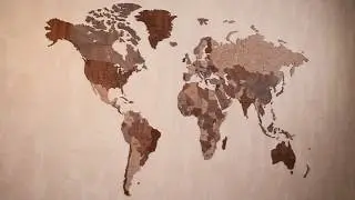 HOMIZMO   EXCLUSIVE WORLD MAP TRUE PUZZLE 150x90 cm  Пазл карта мира из натурального дерева