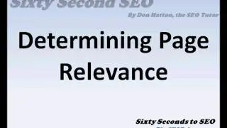 SEO Tutorial #2: Page Relevance SEO Tutorial