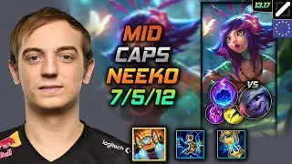 Neeko Mid Build Caps Hextech Rocketbelt Arcane Comet - LOL EUW Challenger Patch 13.17