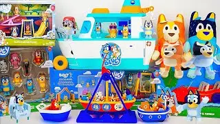 🌴 Unboxing Bluey Cruise Ship Playset | Satisfying ASMR Toy Review