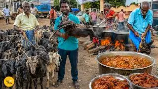 Tamil Style Cheapest Mutton Market In Erode | Tamil Nadu Street Food