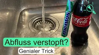 Abfluss reinigen - mit diesem GENIALEN Trick ist dein Abfluss der Sp&uuml;le wieder sauber!