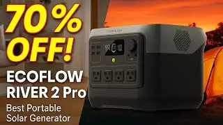 ECOFLOW RIVER 2 Pro Review &mdash; 70% OFF! Best Portable Solar Generator for Home & Outdoors 2025