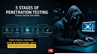 5 Stages of Penetration Testing (Ethical Hacking Explained!) | Cybersecurity Nation - Day 7