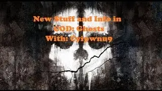 New Stuff And Info On COD:Ghosts