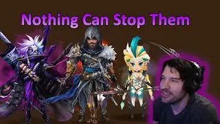 Water Ezio, Maximilian, and Asima Clearing The Way (Summoners War RTA)