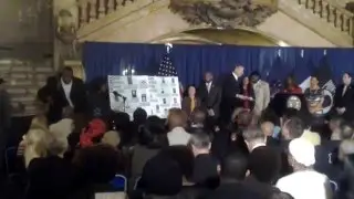 Mayor Bill DiBlasio's Momentous Street Co-naming Ceremony Bronx, NY: Hop Hop Blvd. Feb. 25, 2016 PT2