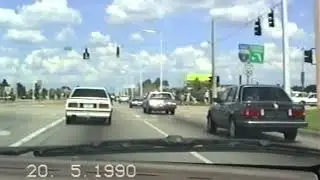 Driving International Drive I-Drive Sand Lake to Kirkman So Many Old Signs - Orlando, FL 05-20-1990