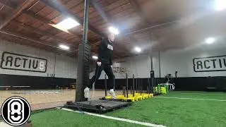 Activ8 | Vertimax Split Squat Jumps (hands hold bands)