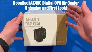 DeepCool AK400 Digital CPU Air Cooler Unboxing and First Look