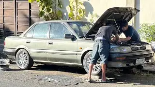 Corolla Smallbody - Gas tank, modified shocks, Carburetor cleaning