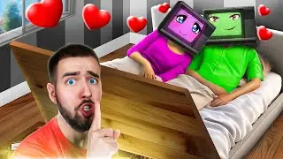 J'ai CONSTRUIT une PIÈCE SECRÈTE Pour ESPIONNER TV WOMAN et TV MAN !