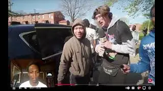 @AyeeMont & @BrandonBuckingham  first day in Baltimore projects (reaction)