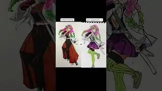 Kanroji Mitsuri, speed drawing #mitsuri #demonslayer #fyp #art #anime