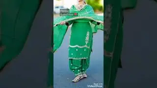 Stylish Green colour Patiala Suit | Geet TrenDzzz #punjabisuit #ytshorts