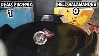 Hell Salamander(CustomCombo)VSDead Phoenix(CustomCombo) I collab with @ZAFRAN-z8t  #beyblade