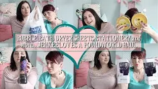 Bubble bath, dryer sheets, stationery and more&hellip;JenKeeLoves a Poundworld haul April 2018