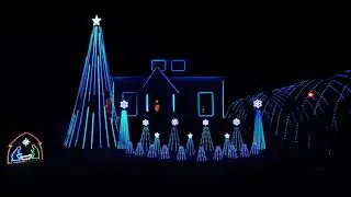 Booth Family Christmas Lights 2021: O Holy Night
