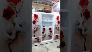 new design printing showcase | showcase almari design #showcase #almari #furniture #furnituredesign