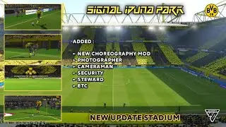 SIGNAL IDUNA PARK NEW STADIUM UPDATE! | Fifa 16 mod EA FC 24 | HD GRAPICH